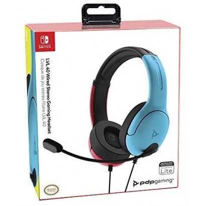 Auricular Wired Azul y Rojo Gaming Switch
