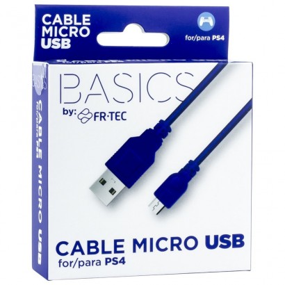 Cable Carga Usb a Micro Usb Azul FT0018 Ps4