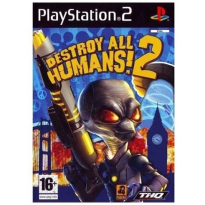 DESTRUYE ALL HUMANS 2 PS2