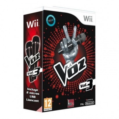 LA VOZ VOL. 2 + 2 MICROS Wii