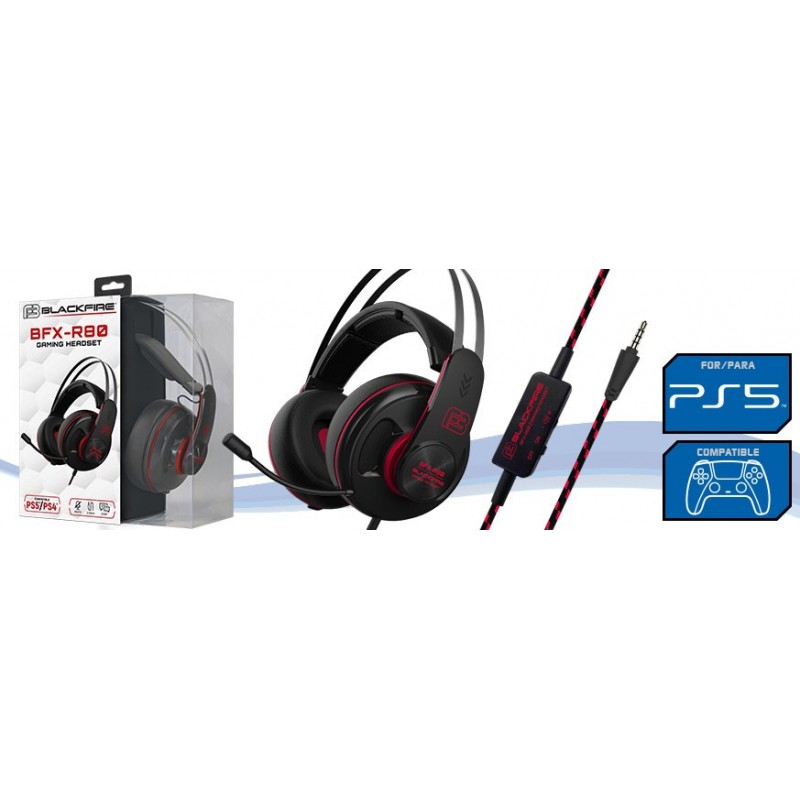 Auriculares Headset BFX-R80 para PS5 y PS4