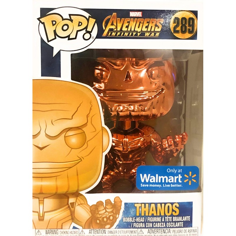 Funko Pop! Marvel Avengers Infinity War Thanos Red Chrome Exclusive
