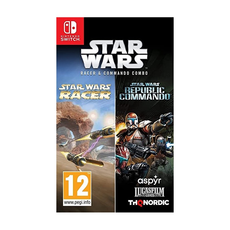STAR WARS RACER AND COMMANDO COMBO SWITCH