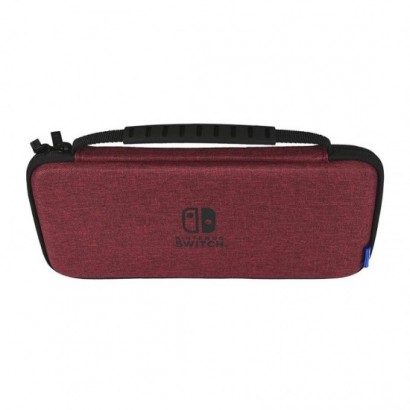 FUNDA RIGIDA COMPACTA MORADA SWITCH OLED